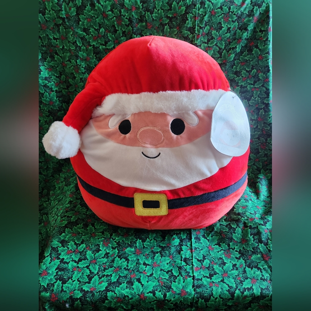 Squishmallow Christmas Santa Claus Nick NWT